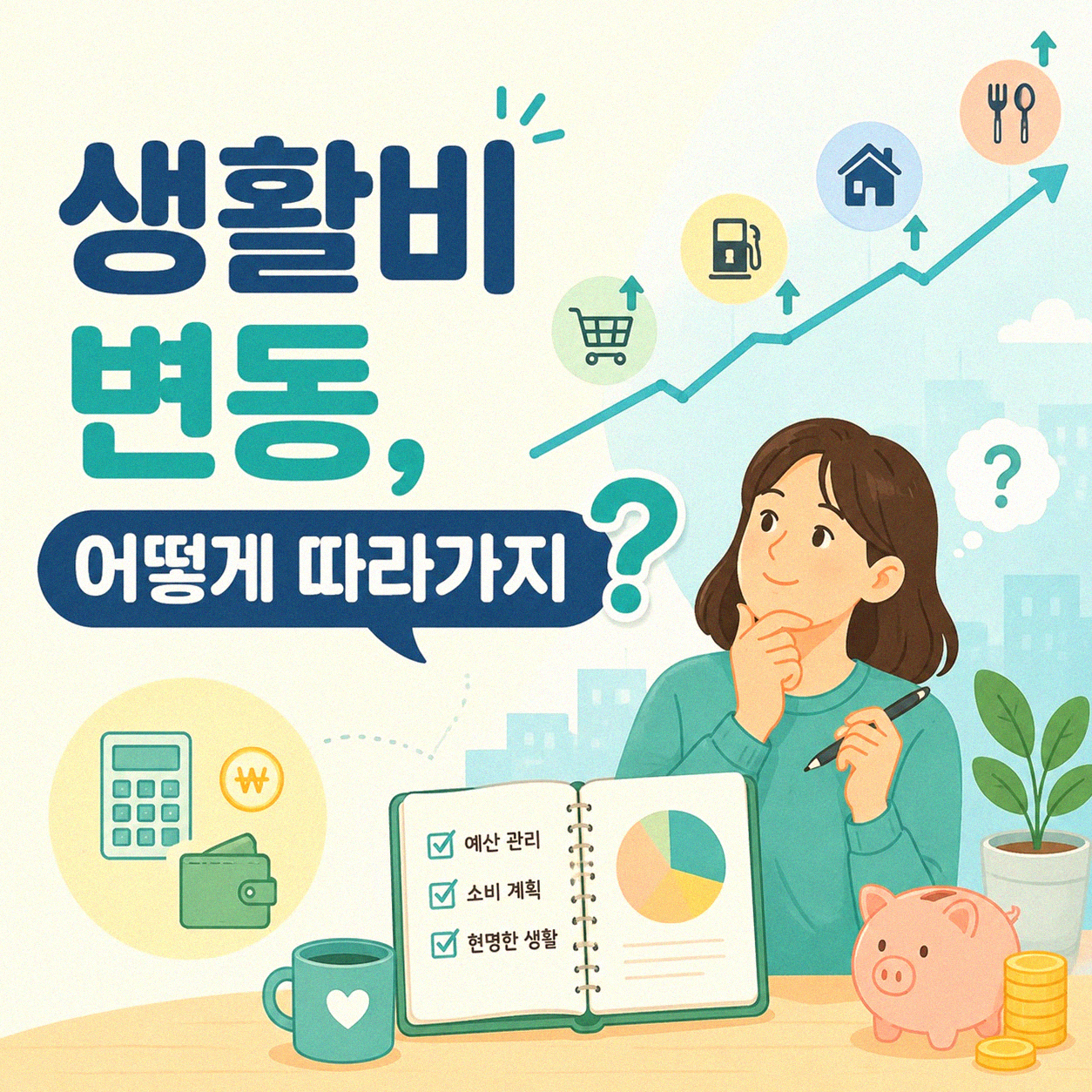 생활비 통계표, 매번 찾지 않고 자동 업데이트하는 법