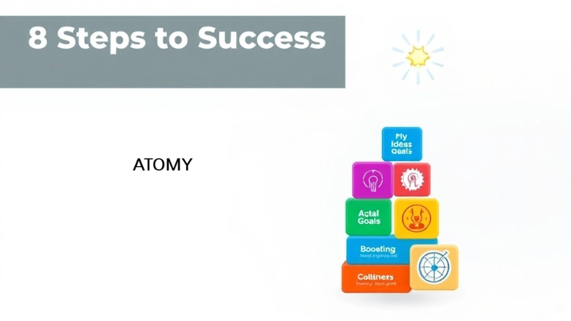 애터미 성공의 8단계 꿈과 목표 설정, 결단 결의, 명단 작성, 초대, 사업설명, 후속관리, 상담, 복제