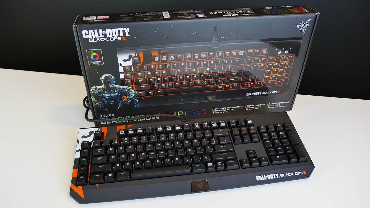 Razer BlackWidow Chroma COD Black Ops 3