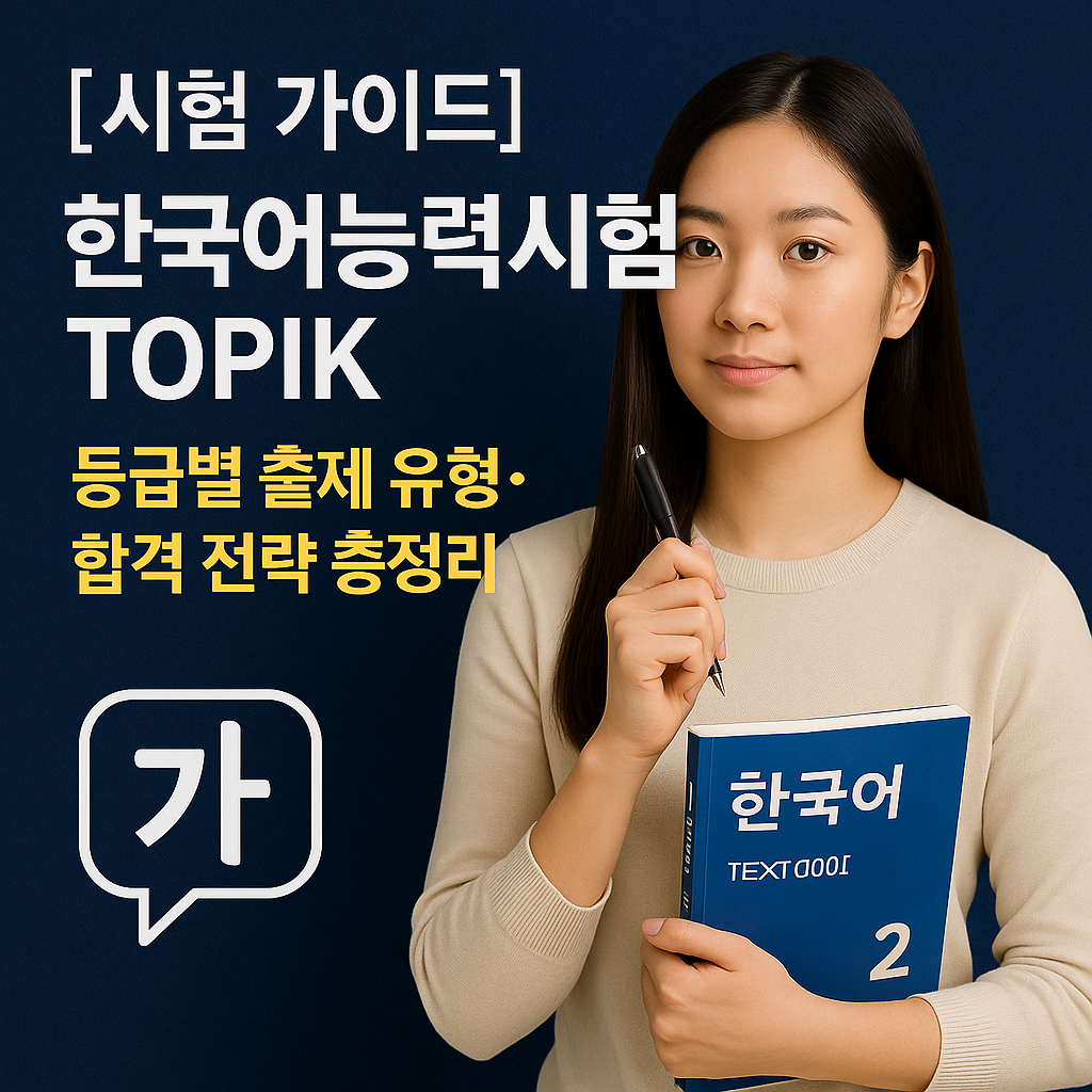 [시험 가이드] 한국어능력시험 TOPIK ｜ 등급별 출제 유형·합격 전략 총정리
