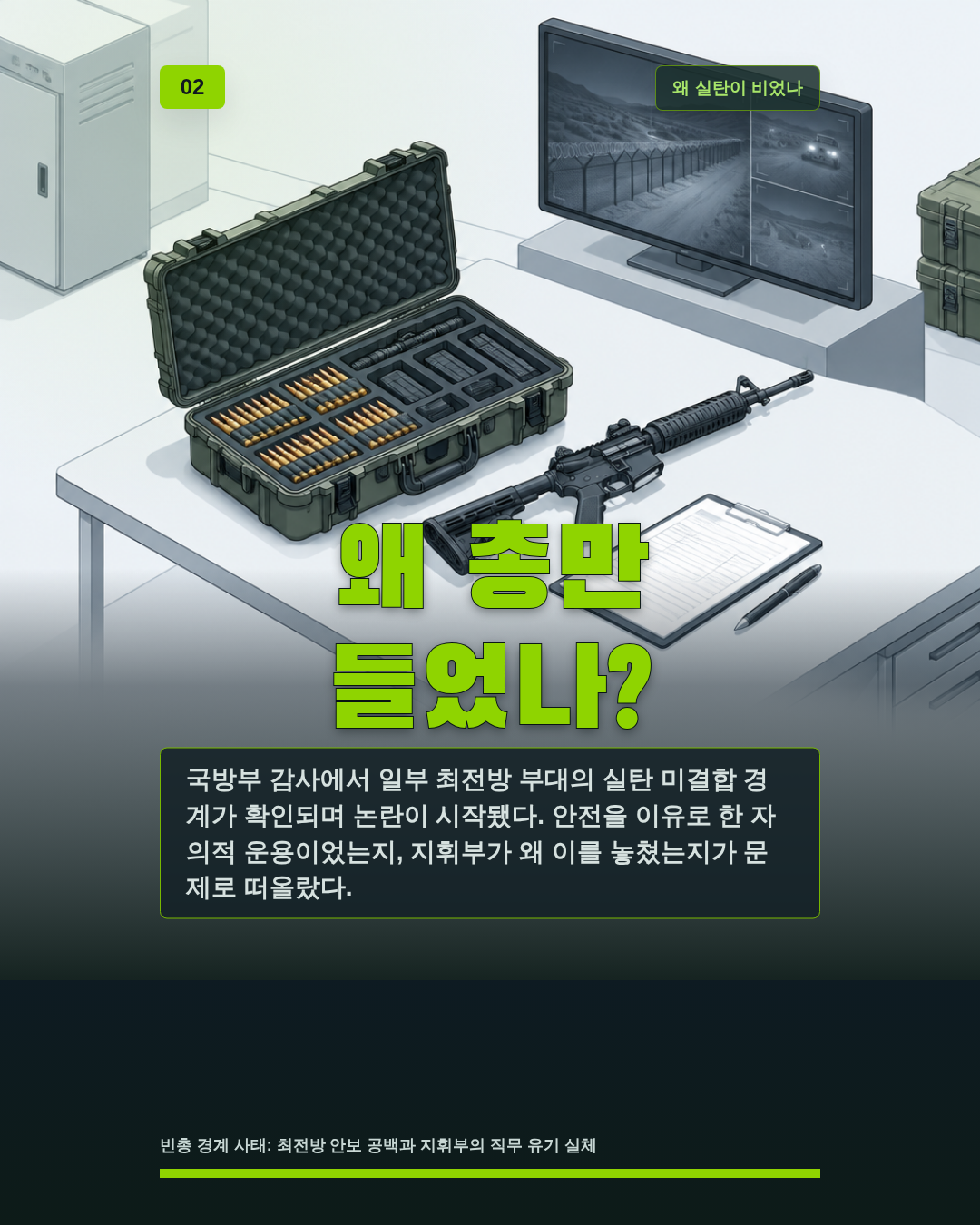 왜 총만 들었나?