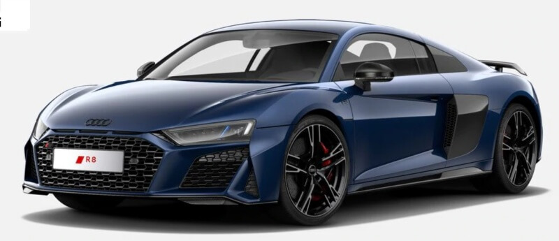 아우디 R8 색상 코드 - Ascari Blue(색상 코드 : LX5F)