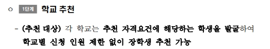 복권기금 꿈사다리 장학사업