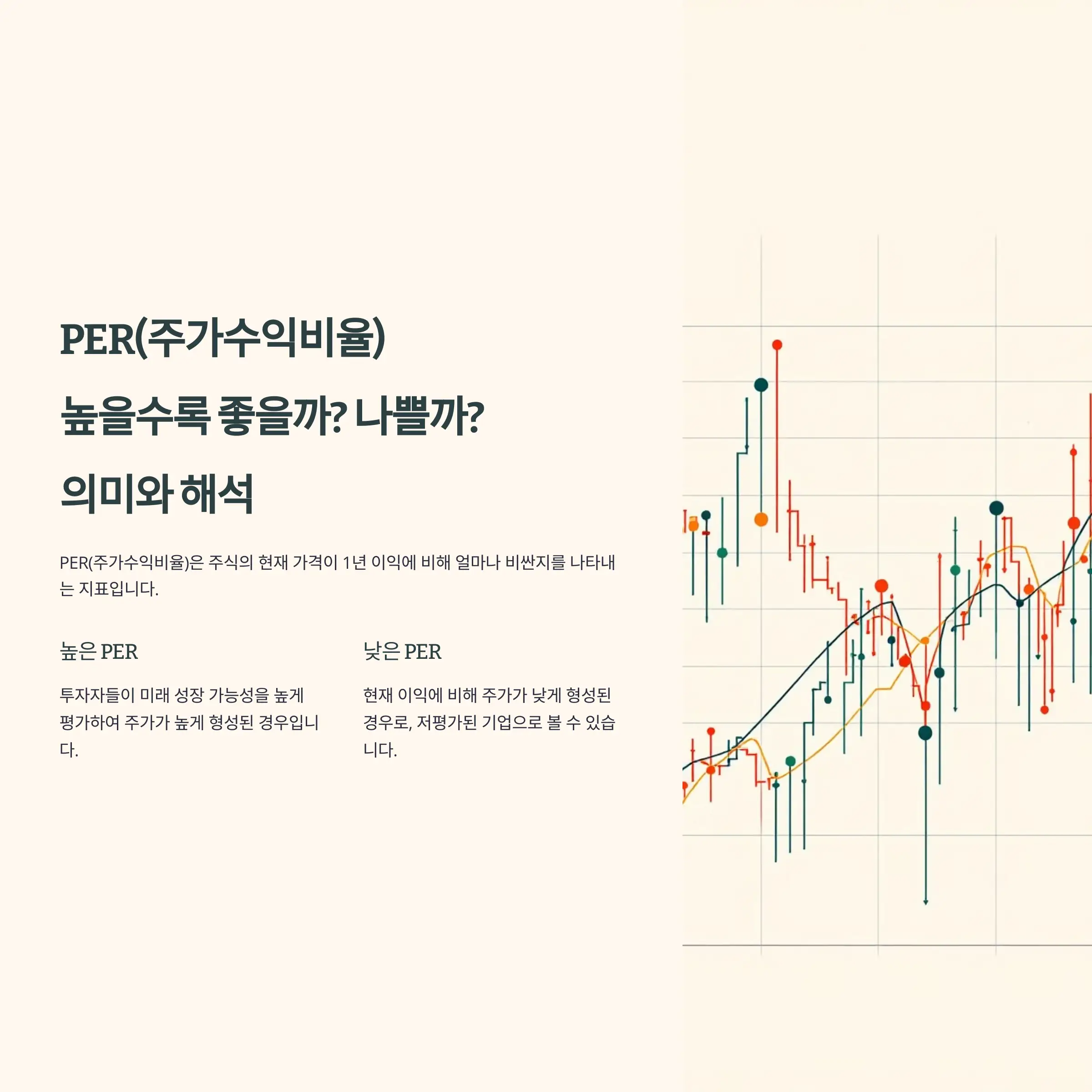 PER 높을수록 좋을까? 나쁠까? : PER(주가수익비율) 의미와 해석