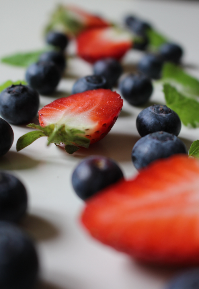 블루베리와 딸기