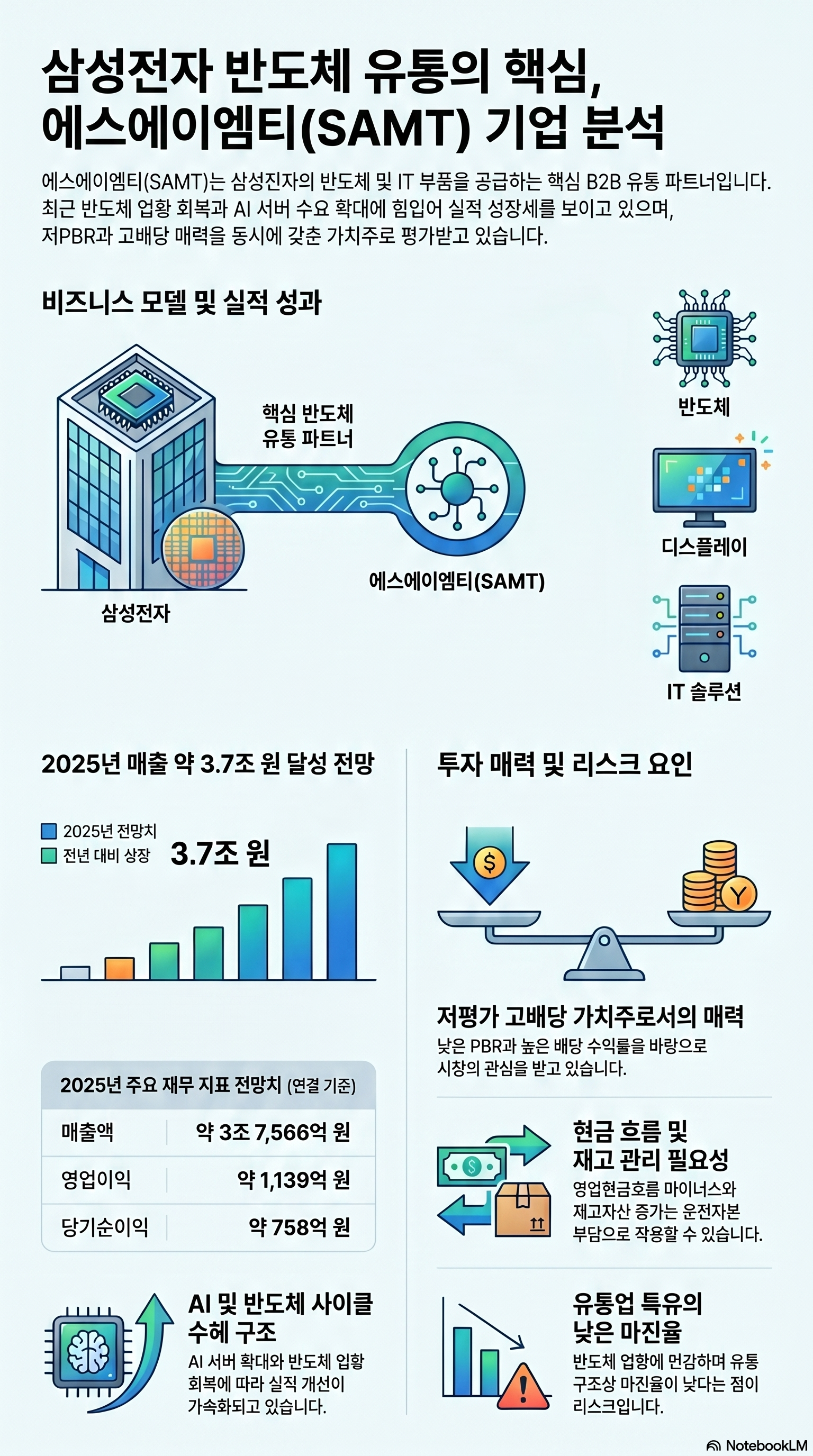 에스에이엠티, 삼지전자 주가 전망