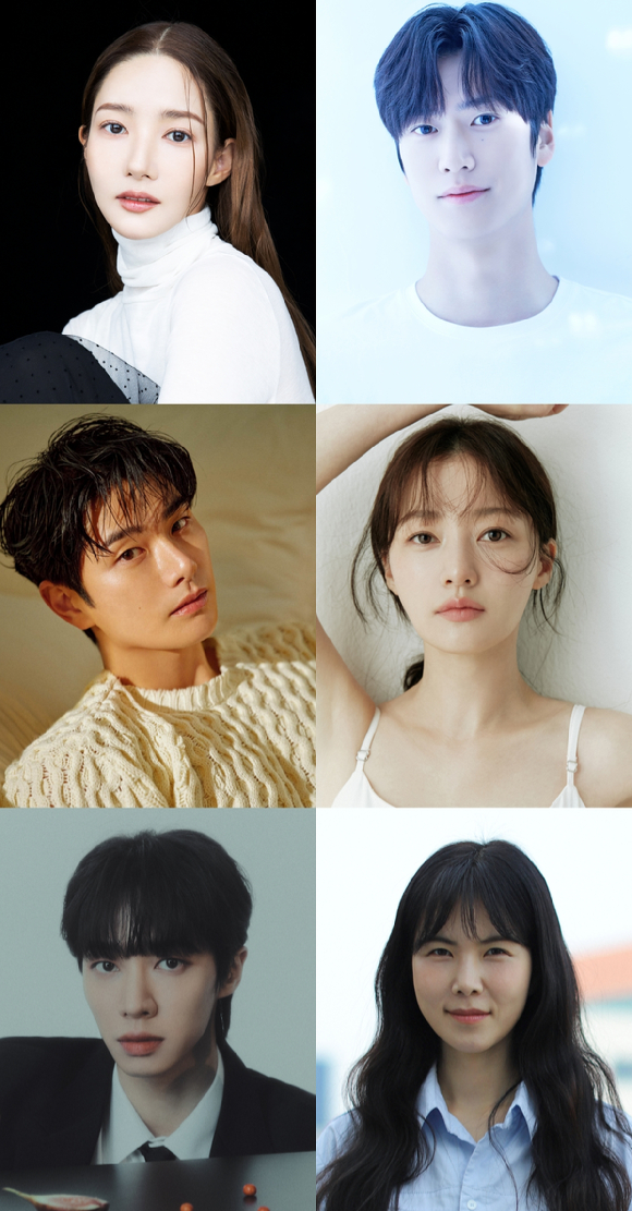 박민영&#44; 나인우&#44; 이이경&#44; 송하윤&#44; 이기광&#44; 공민정 [사진=후크엔터테인먼트&#44; 큐브엔터테인먼트&#44; 상영이엔티&#44; 킹콩 by 스타쉽&#44; 어라운드어스&#44; HB엔터테인먼트]