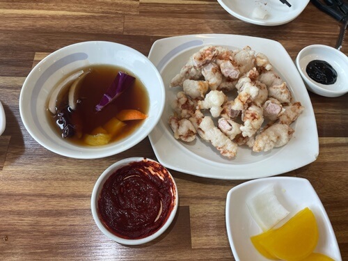 오산-중국집-맛집-왕부정-탕수육-소자