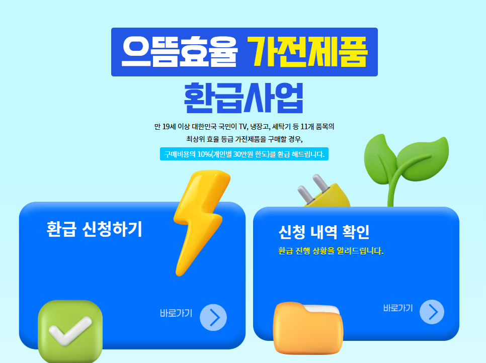 환급 금액과 신청 기간