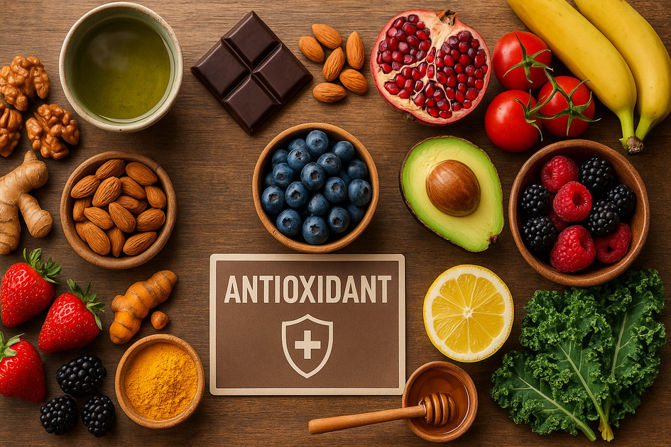 항산화 식품 TOP 10 &ndash; 노화 방지와 면역력 강화 비밀