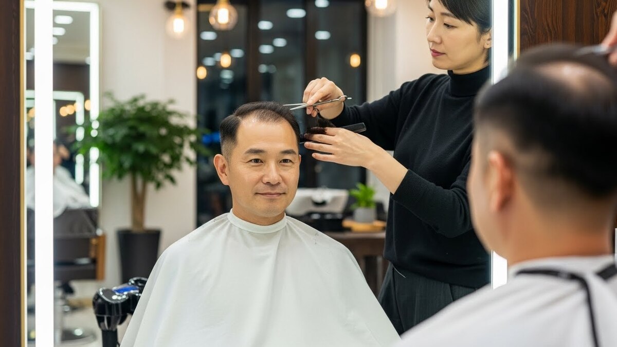 초기 M자 탈모 남성, 미용실에서 요청해볼 수 있는 헤어스타일 키워드