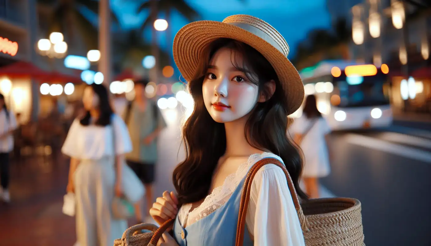 한달살기-지원사업으로-여행하는-여성의-모습