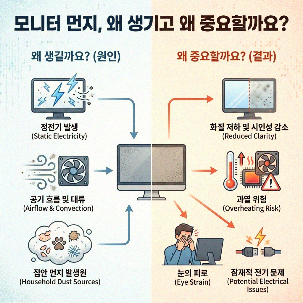 내 모니터 먼지 깨끗하게 없애는 꿀팁들