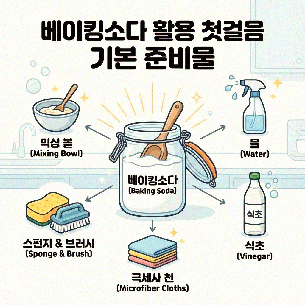 냉장고 청소 어렵지 않아요 베이킹소다 하나면 끝