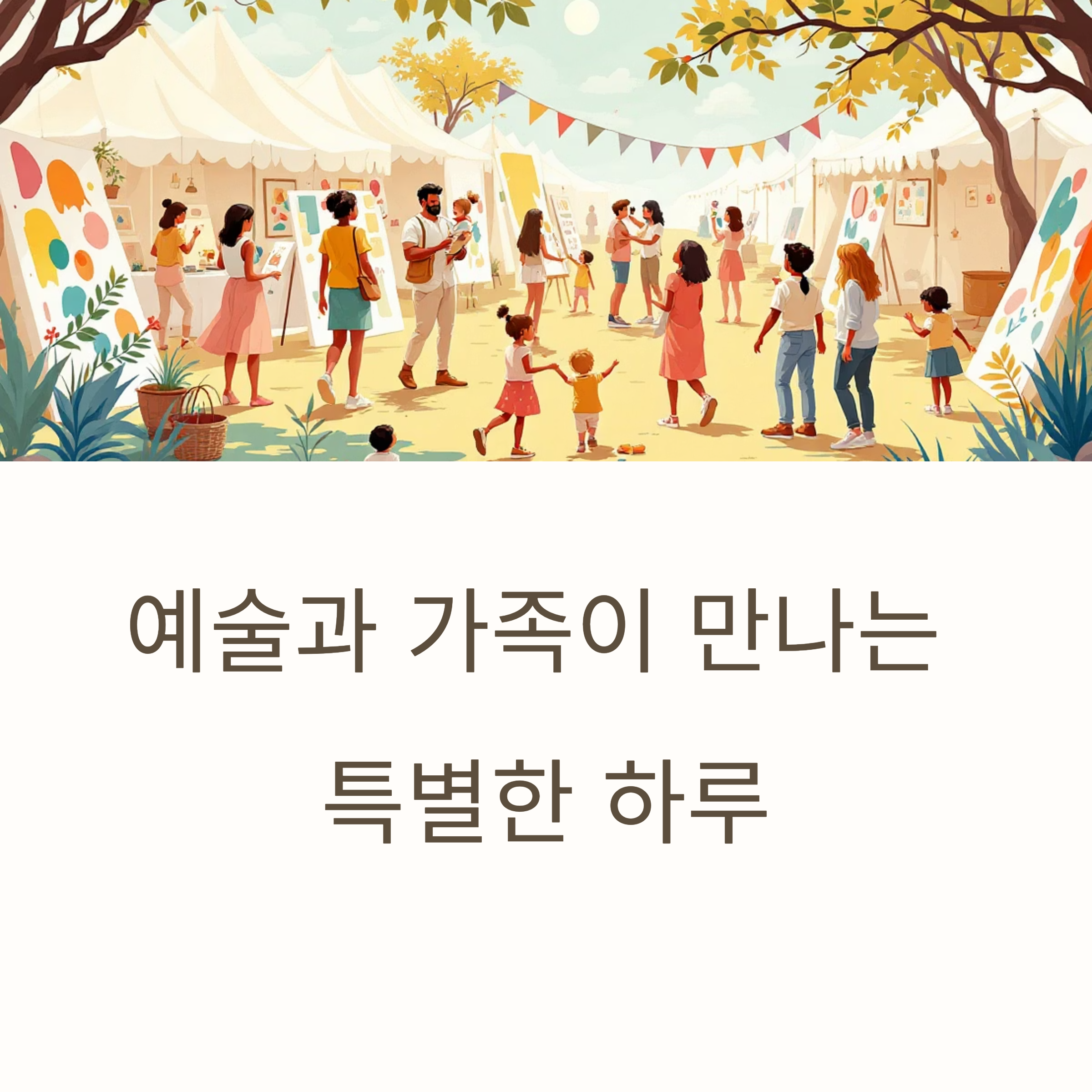 가족과 함께하는 하루, 2025 예술힐링놀이터 체험 가이드