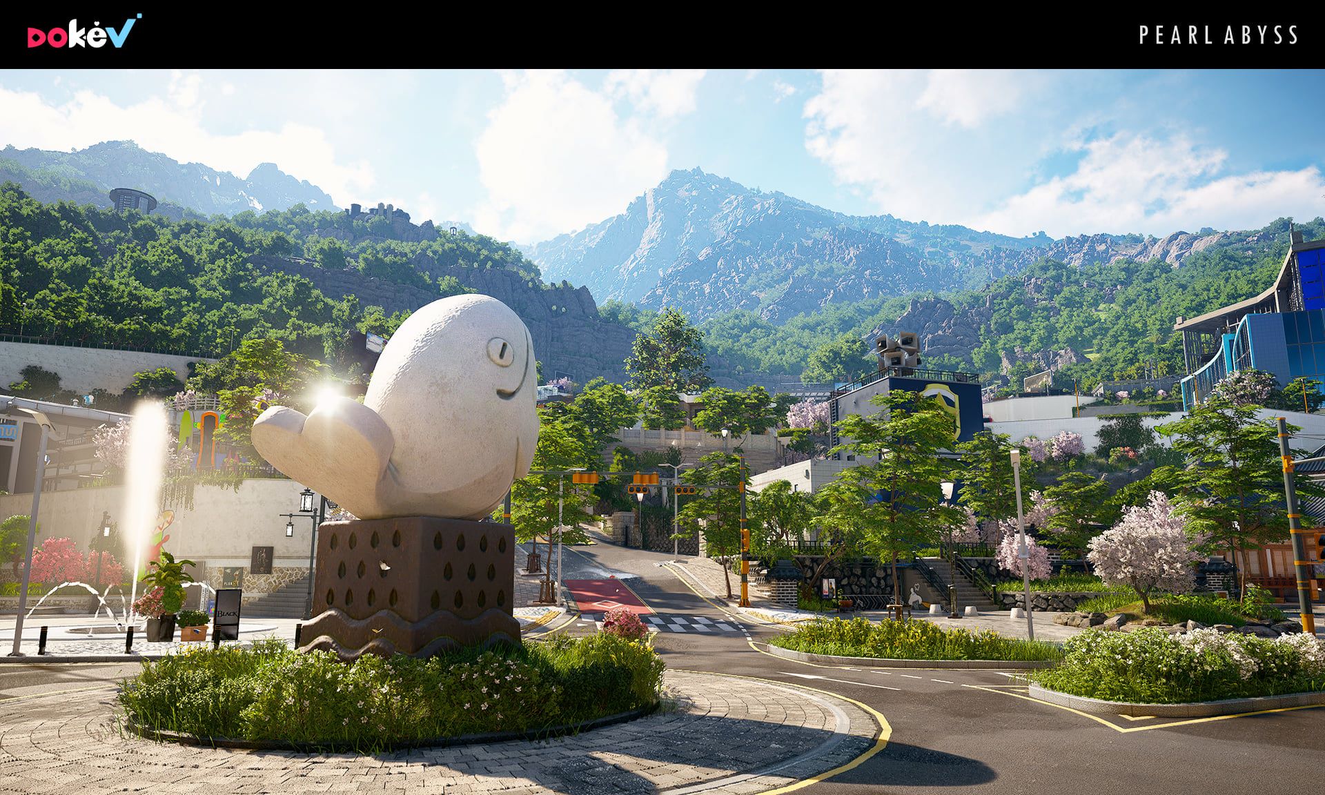 펄어비스 도깨비 한옥마을