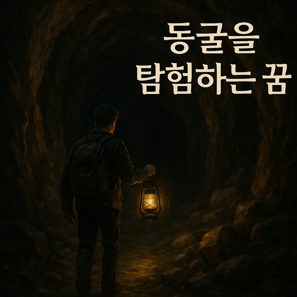 동굴을 탐험하는 꿈