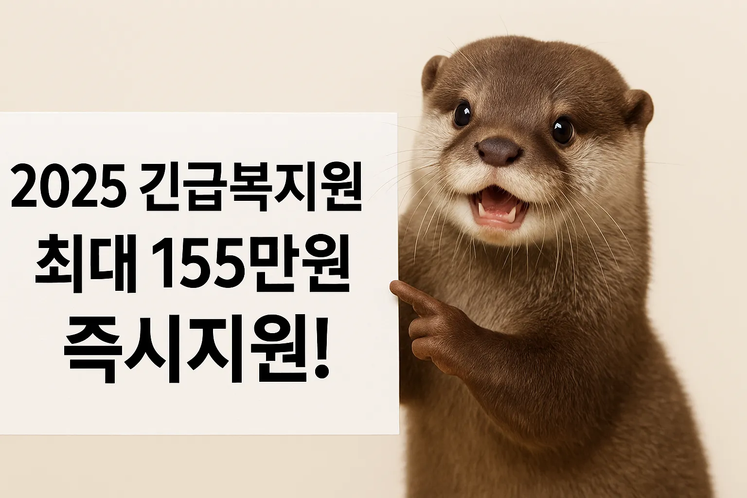 2025 긴급복지지원 신청방법, 생계비·의료비 정부지원 안내