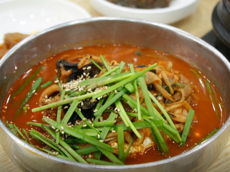 강릉짬뽕순두부 동화가든 메뉴