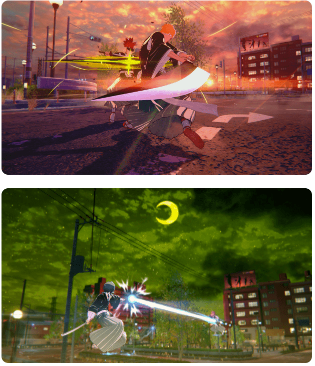 두 번째, 블리치 리버스 오브 소울즈 게임 플레이 장면