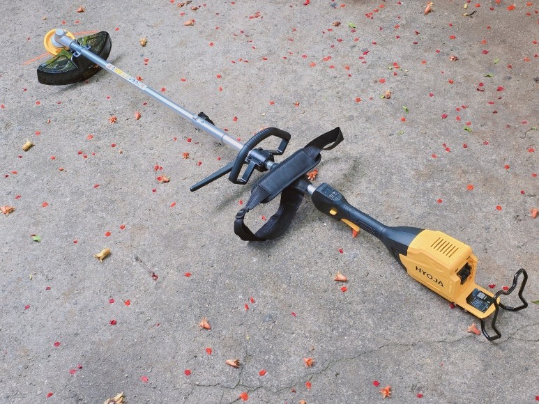 충전 무선 전동예초기에 대한 사진