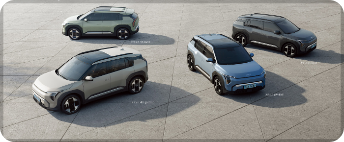 기아자동차 ev3 색상종류