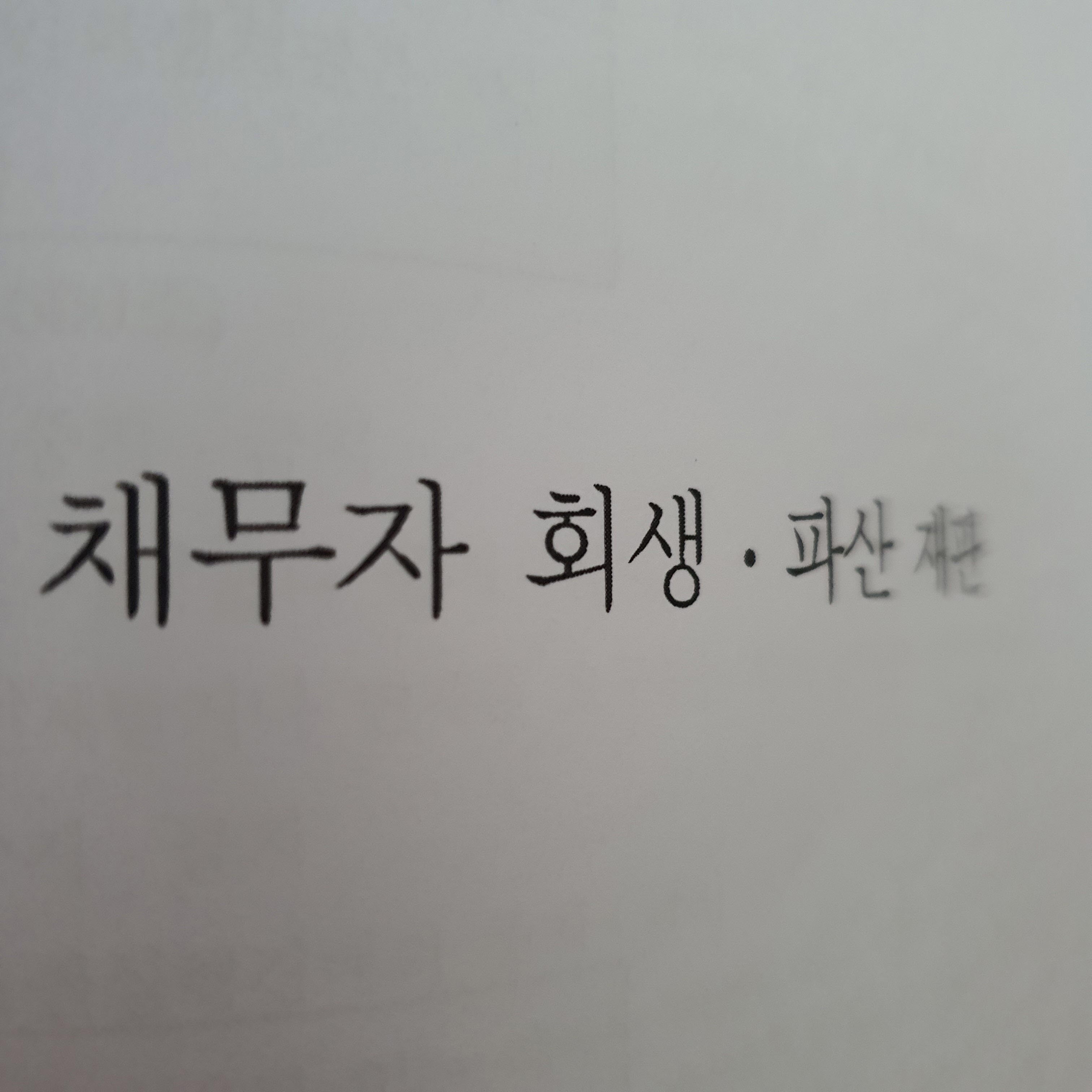 채권자 집회 기일 진행 절차