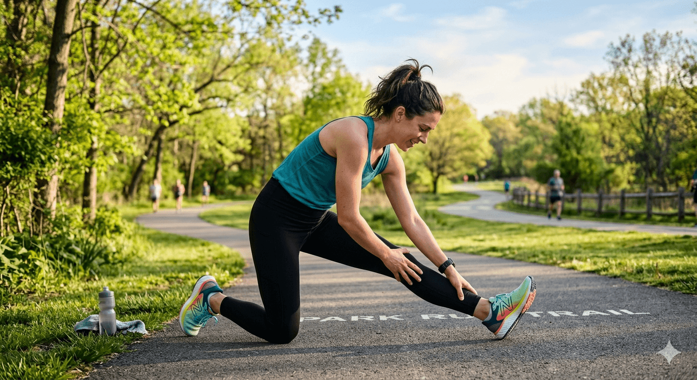 러닝 전 스트레칭 방법, 동적 스트레칭