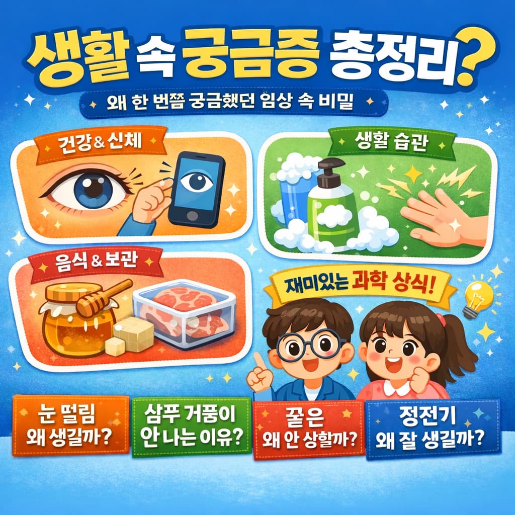 생활 속 궁금증 총정리 인포그래픽