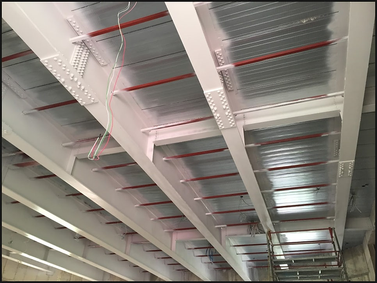 H빔 내화페인트 시공