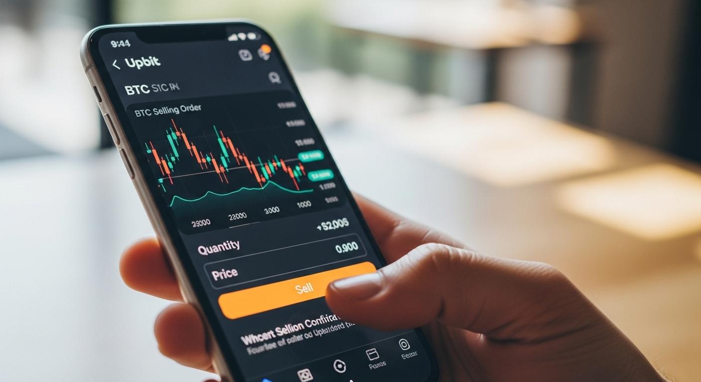 업비트 btc 매도