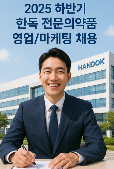 2025년 하반기 한독 전문의약품 영업/마케팅 공채