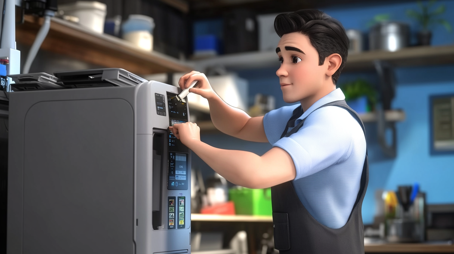 서비스 기술자가 삼성 WF24T8000KV의 유지보수 문제를 빠르게 진단하고 해결하는 신뢰할 수 있는 지원 이미지