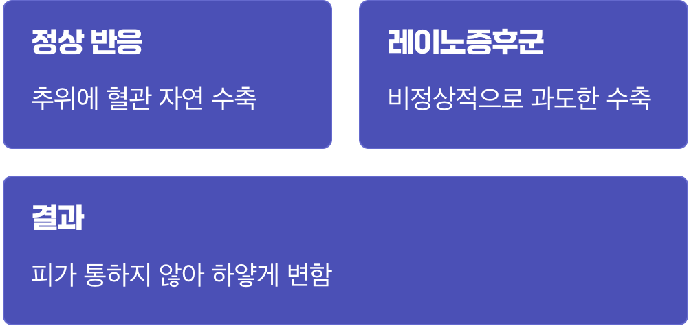 내 손가락 혈관&amp;#44; 왜 파업하는 걸까?