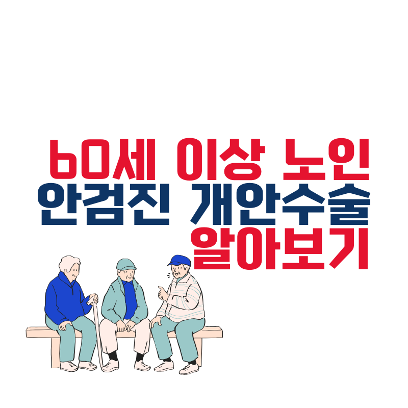 노인 안검진 및 개안수술 지원
