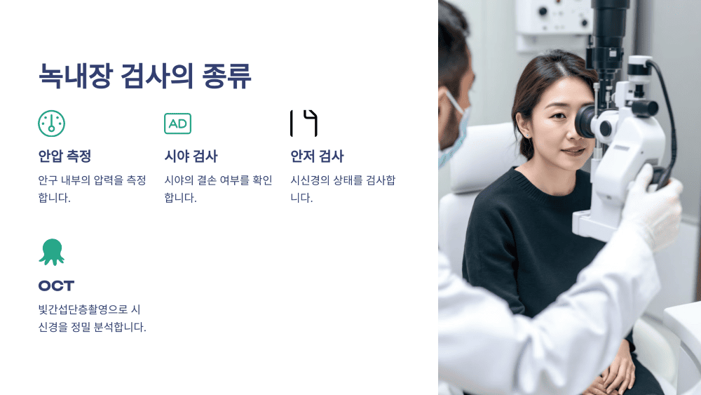 녹내장 검사의 종류