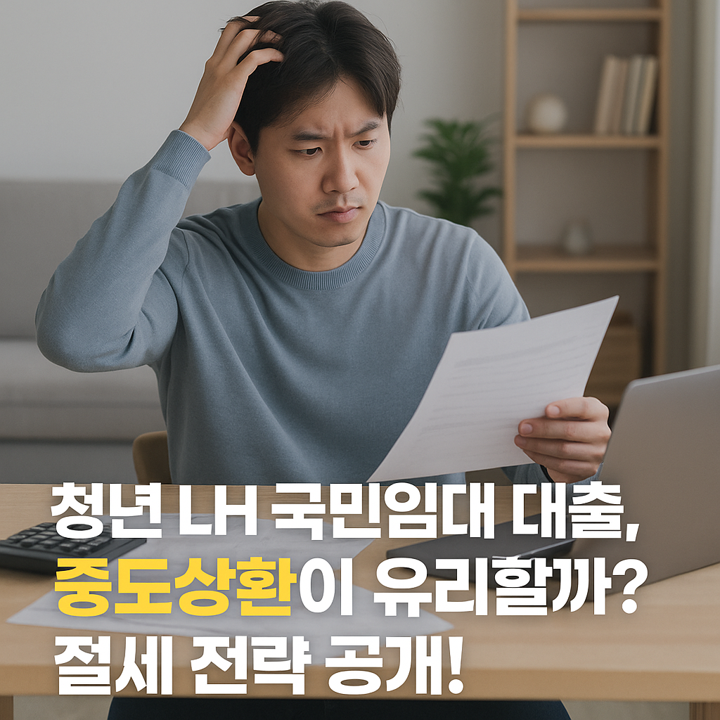 청년 LH 국민임대 대출, 중도상환이 유리할까?
