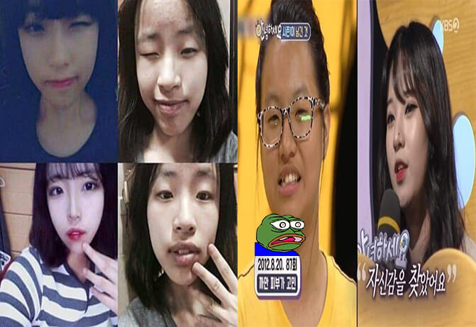충격적인 여자 화장 전후 레전드편 (+쌩얼,분신술)