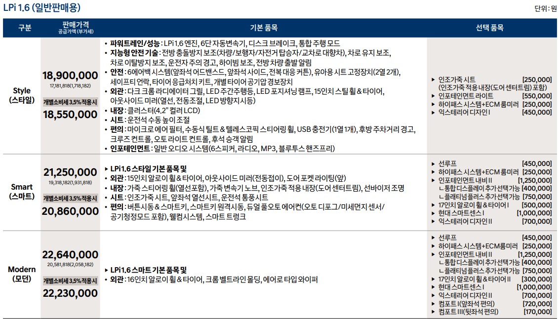 아반떼 LPI