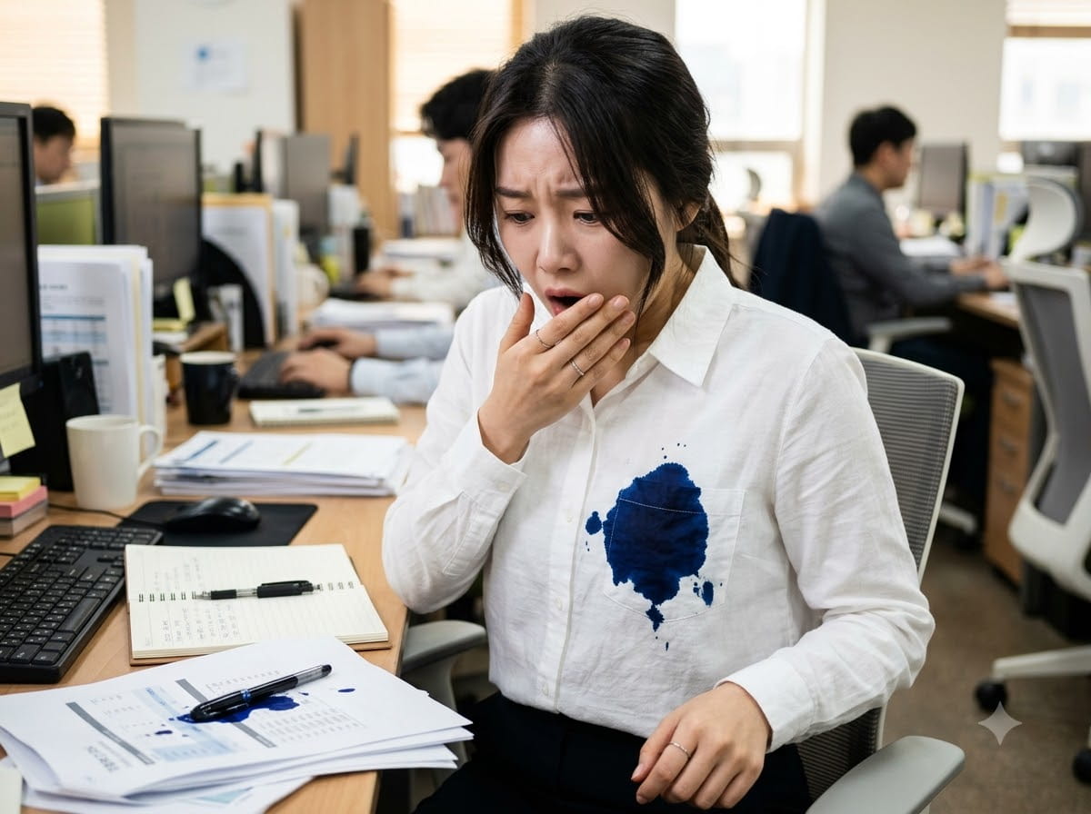 4. 잉크와 화장품 얼룩 제거 방법
