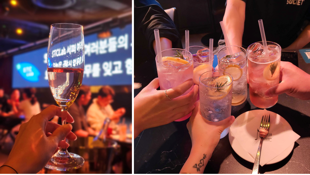뮤지컬펍에서 알록달록 상큼하게 기분 좀 내 보았습니다.