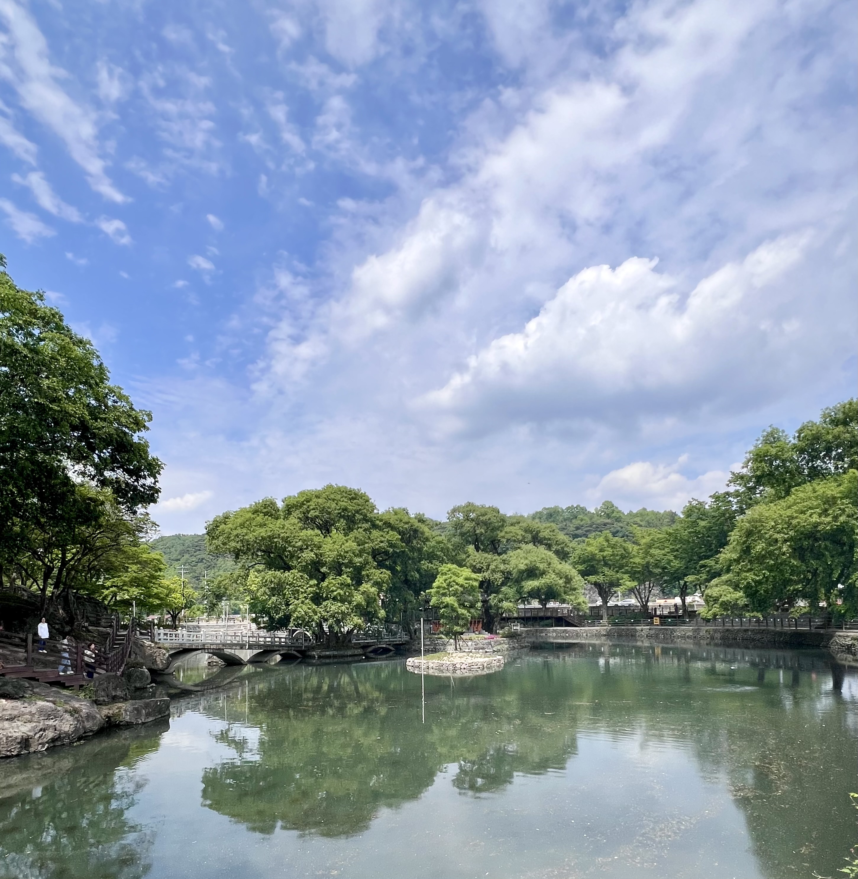 함안 무진정, 무진정 포토존, 무진정 산책로, 무진정 연못,