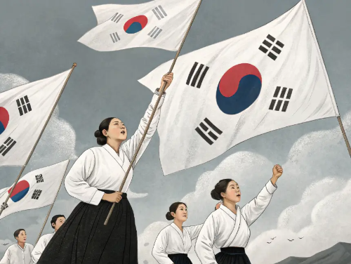 삼일절-태극기-한복