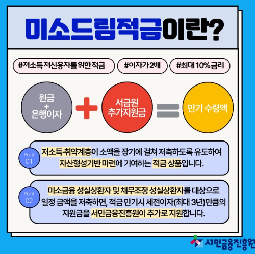 미소드림적금