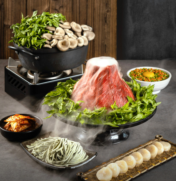 담구리샤브칼국수 대표 메뉴