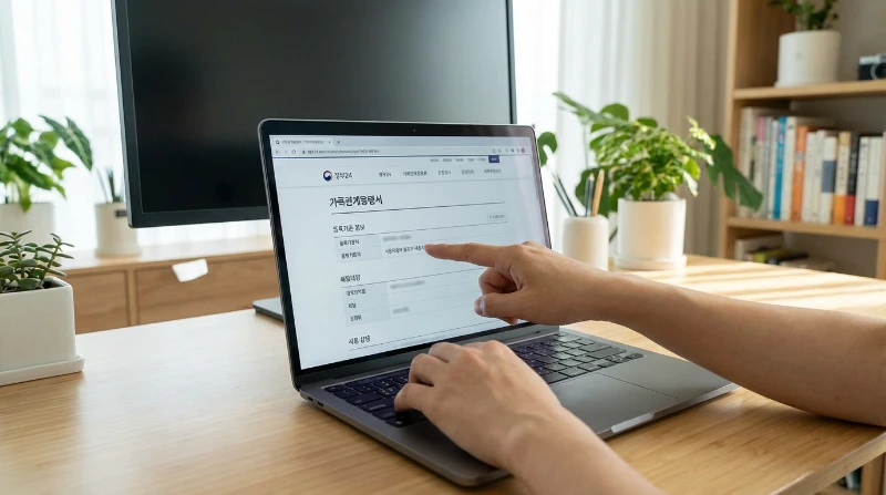 혼인신고 반려 방지를 위한 등록기준지 조회 과정