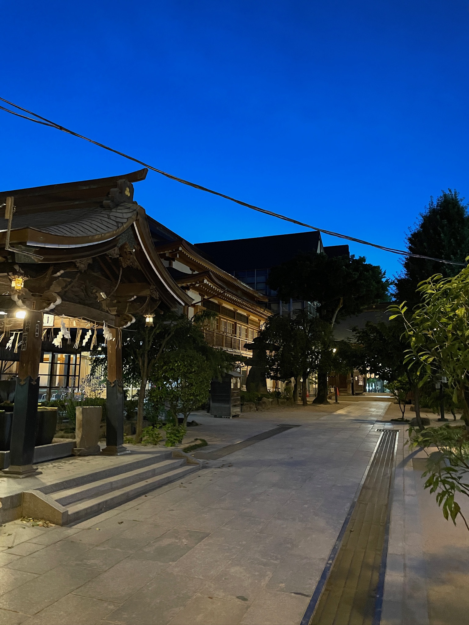 구시다 신사 야경 2