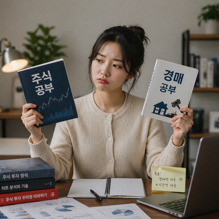 주식 vs 경매 관련 사진