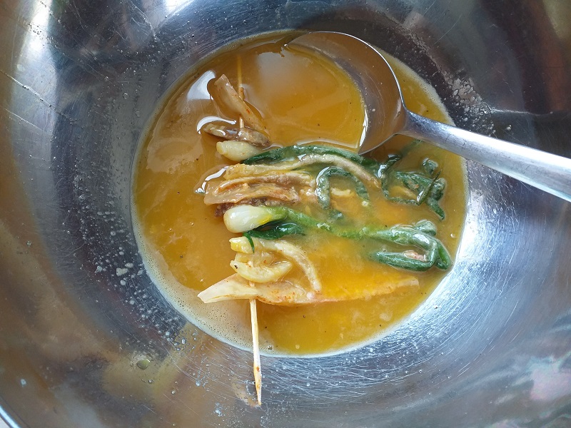 산적꼬치, 김치도라지산적