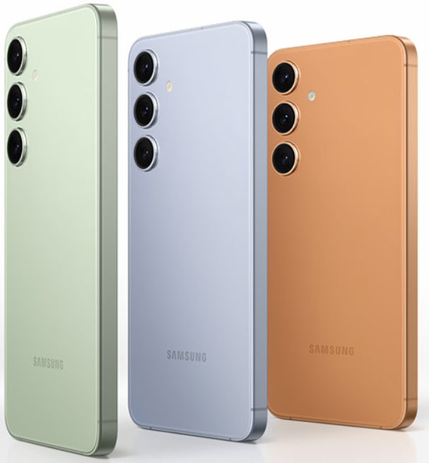 갤럭시 S24&amp;#44; 갤럭시 S24+ : 제이드 그린&amp;#44; 사파이어 블루&amp;#44; 샌드스톤 오렌지